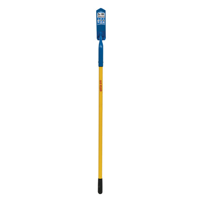 Seymour 89233 3" Trenching/Cleanout Shovel, 16 Gauge Tempered Steel "V" Blade, 48" Yellow Fiberglass Handle