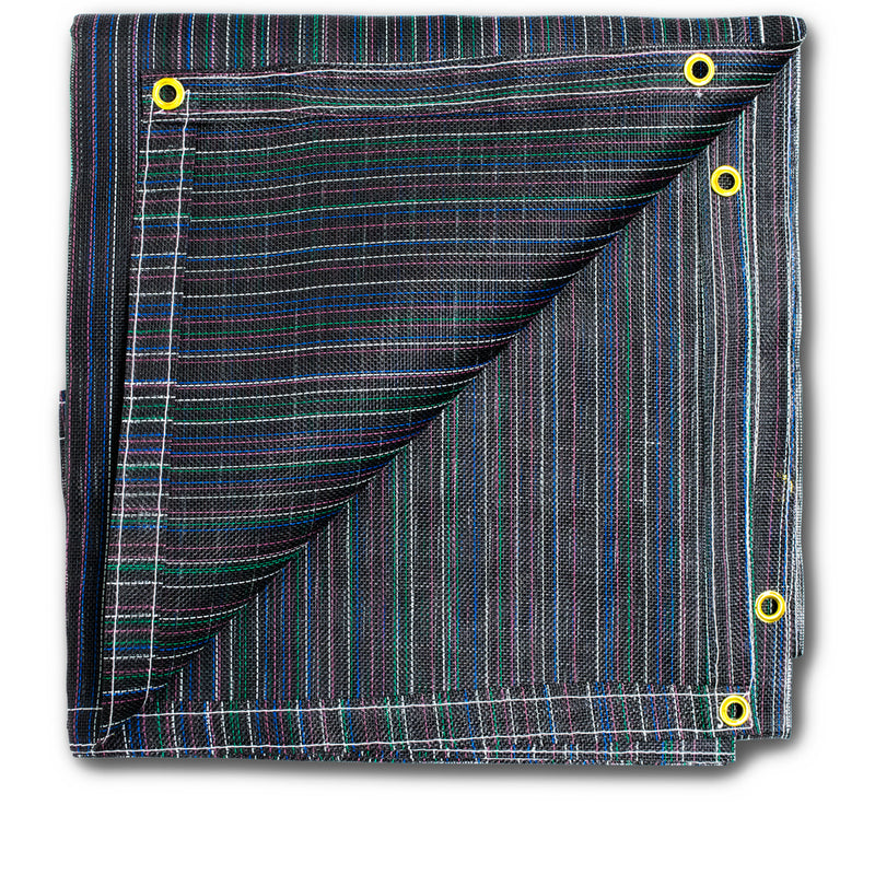 10X12 Multi-Colored Vinyl Coated Mesh Tarp