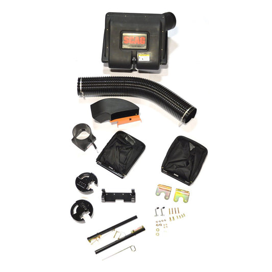 Scag 901K 2 bolsas de tela 7 bushels de capacidad Tubo de descarga Polyhood