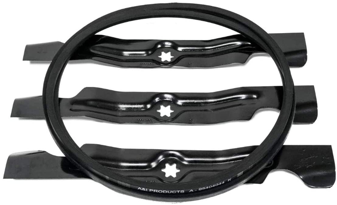 Kit de cubierta de hoja de correa para Cub Cadet 50 pulgadas RZT 50 Troy Bilt Mustang XP MTD 50 ZT-22 942-04053C 954-04044A