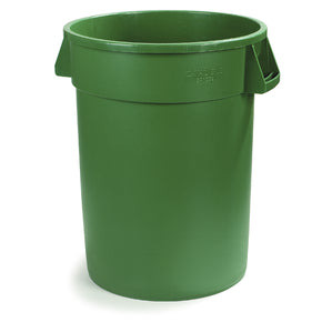 Bronco Round Waste Bin Trash Container 44 Gallon - Green