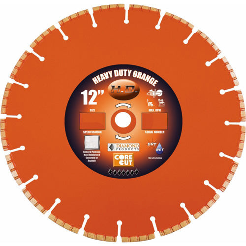 Sierra de hoja de diamante universal Core Cut de 12" HPT7H