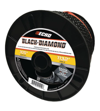 Echo 330105075 Black Diamond 0,105 pulgadas x 1,132 pies Línea de corte 5 LB
