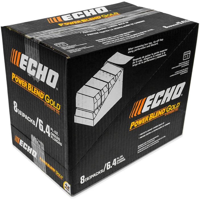 Echo Power Blend Gold 6450025G 2.5 Gallon Mix 2-Cycle Oil 1 Case - 48 Pack