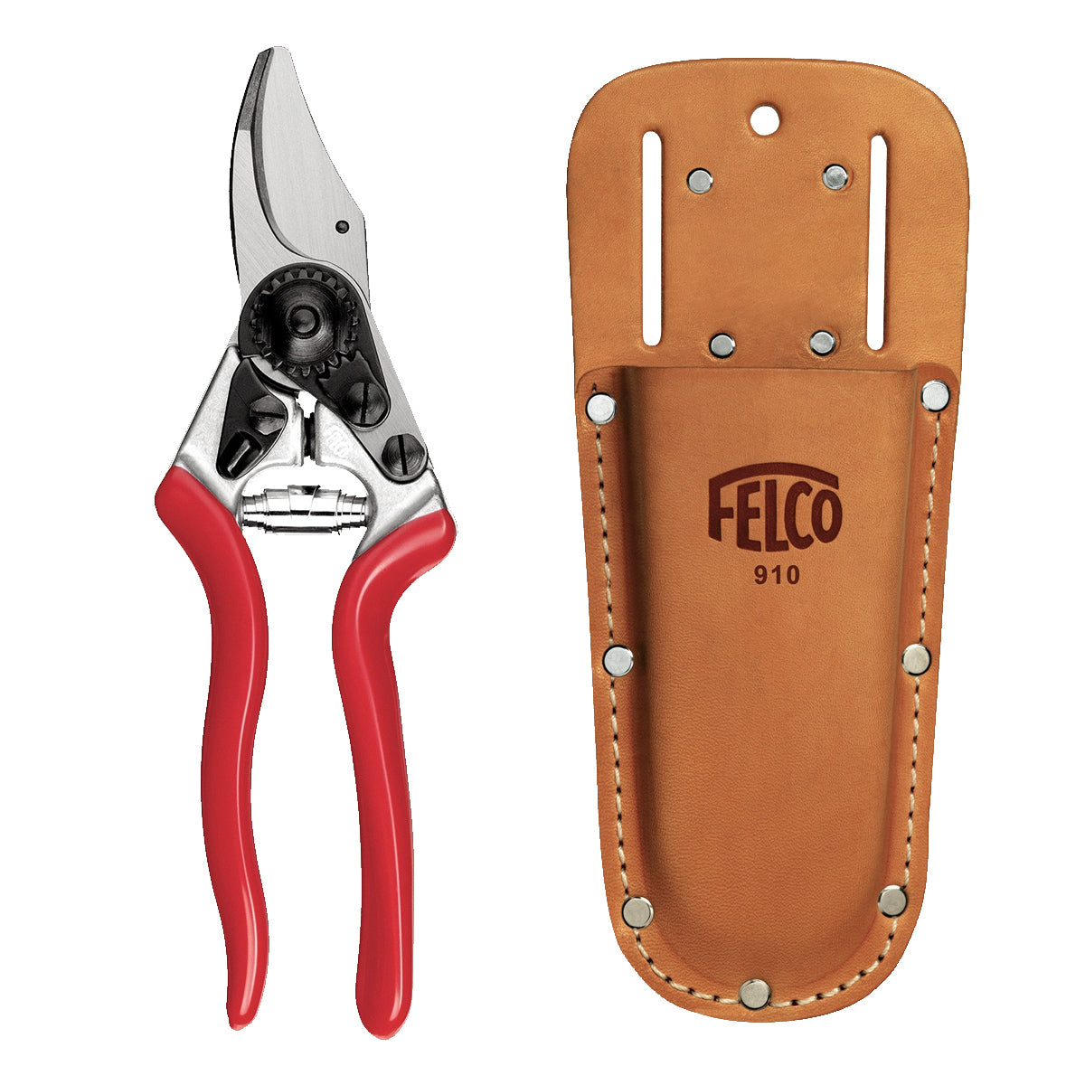 Felco 6 Pruner (F6) with Felco 910 Pruner Holder Pouch Kit — Russo