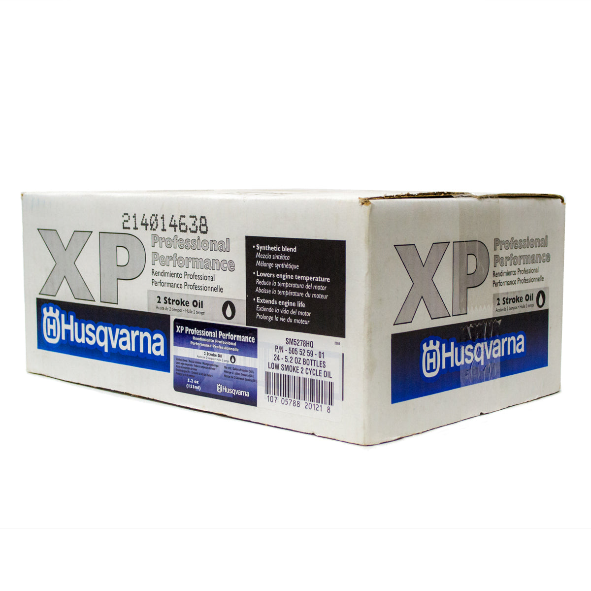 Husqvarna 505525901 XP Premium Aceite de 2 ciclos Mezcla de 2 galones (48 btls)