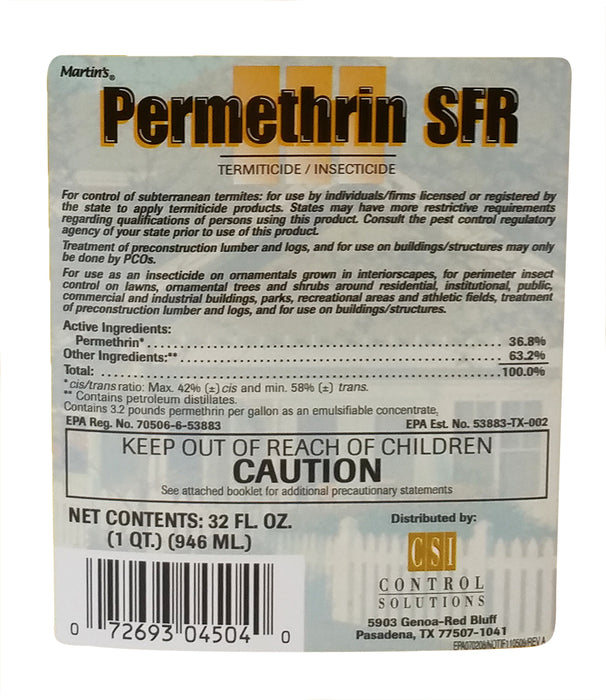 Permethrin SFR Insecticide 1 Qt.