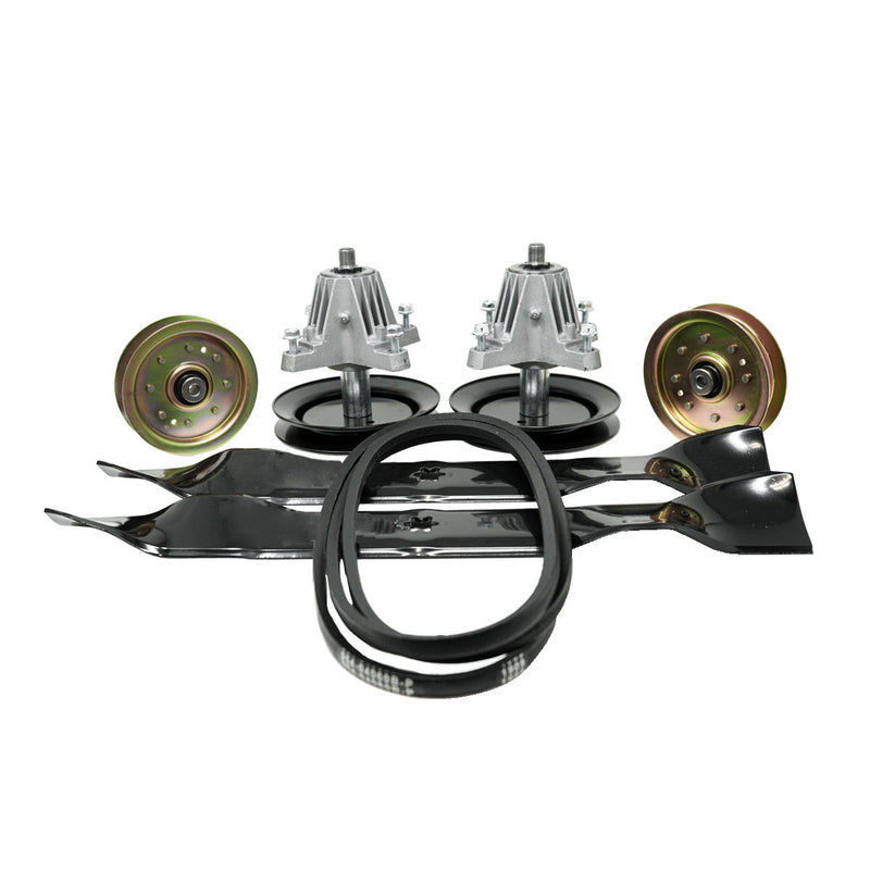 Blade Spindle Belt Idler Rebuild Kit for MTD Cub Cadet Troy Bilt LTX1042 918-04889A 942-0616A 954-04060