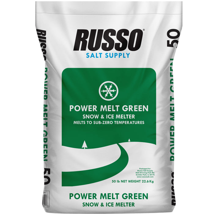Russo 50 LB Bag of Power Melt Green