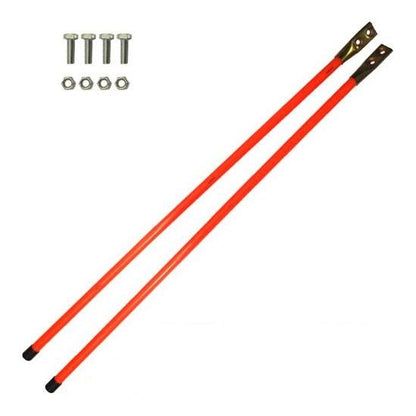 Juego de extensión de ala para quitanieves Prowings de 20" junto con 1 par de marcadores naranjas de seguridad de 36"