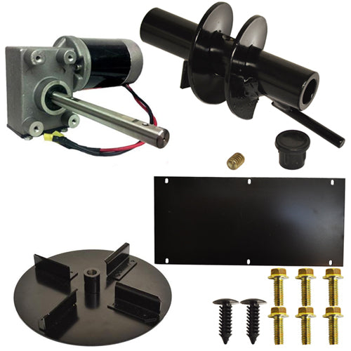 SnowEx Salt Spreader Kit Motor Gearbox Spinner Auger Deflector Cover F