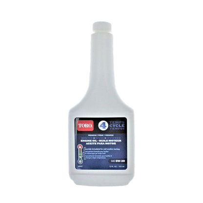 Aceite para soplador de nieve Toro 38907 de 4 tiempos, 12 oz.