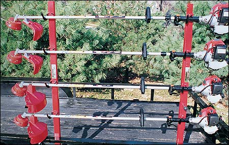 Trimmer Trap TT-2 PRO-4 Line Trimmer Rack (Holds 4)