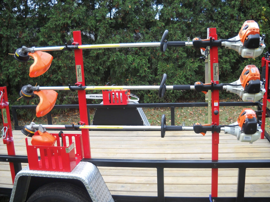 Trimmertrap TT-2 3 Line Trimmer Rack (Open Trailer Mount) — Russo Power ...