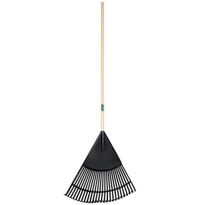 Union Tools 64-309 24 In. Poly Leaf Rake w/ 48 In. Wood Handle