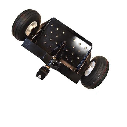 Cortacésped comercial Velky Sulky con soporte de 2 ruedas para caminar detrás de Scag Toro Exmark