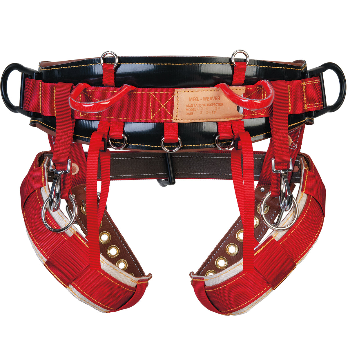 Weaver 08-01036-MD Floating Dee Extra Wide Back Saddle with Pad Leg Strap, Medium