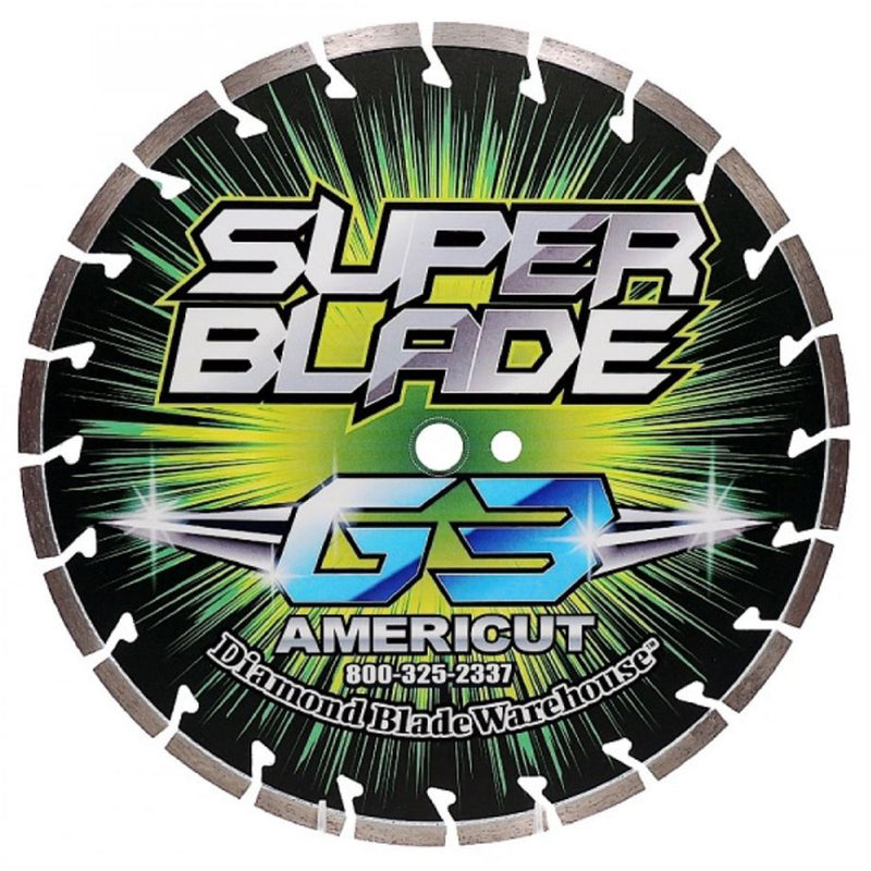 Superblade G3 ASBS14G3 Diamond Blade 14”x .125”x 1”