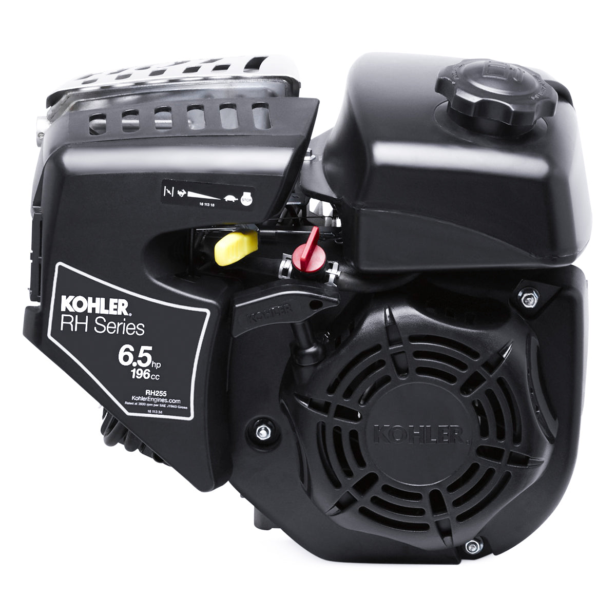 Kohler PA-RH265-3103 Engine 3/4" X 2.43" Horizontal Shaft Recoil Start 6.5 HP