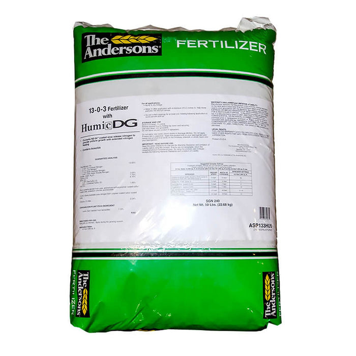 Fertilizante recto The Andersons 13-0-3 con Humic DG 50 LB