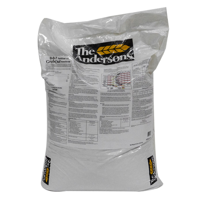 The Andersons 0-0-7 Fertilizer w/ 0.20% Grubout Insecticide 50 LB