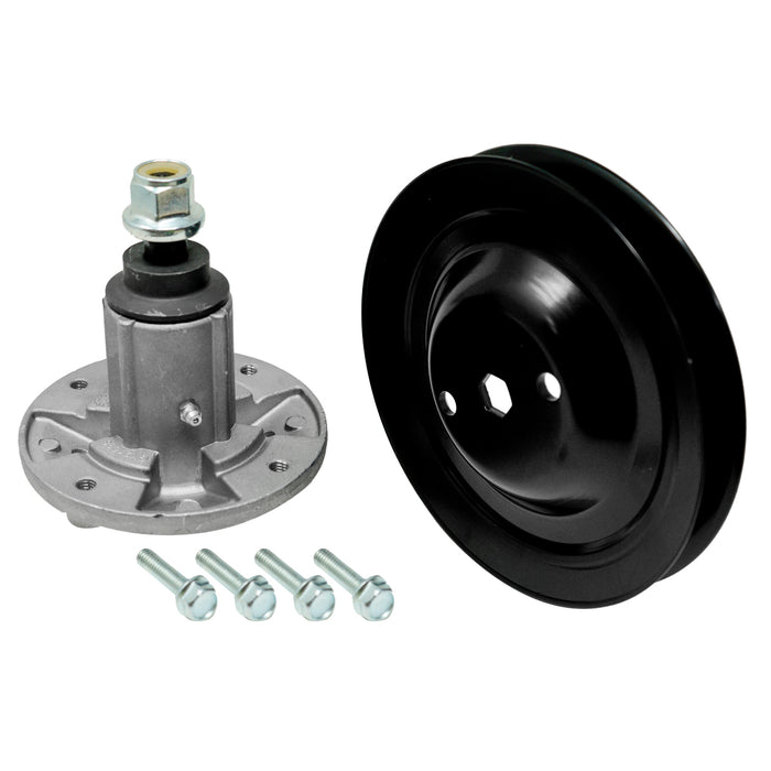 Spindle Pulley Kit for John Deere 54 inch Deck 190C D170 LA150 LA175 GX21381