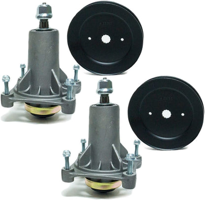 Kit de polea de husillo 2PK para cubierta Husqvarna 42" 46" 2146XLS 2246LS 2346XLS LT1942 RZ4216 532195945 187292