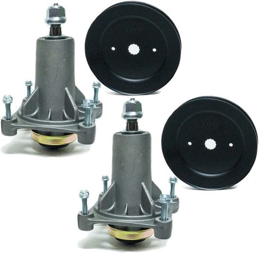 2PK Spindle Pulley Kit for Husqvarna 42" 46" Deck 2146XLS 2246LS 2346XLS LT1942 RZ4216 532195945 187292