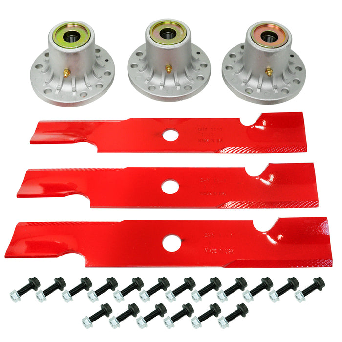 Spindle Red Blade Deck Kit for Exmark Turf Tracer 48 Inch 107-4065 116-5496-S