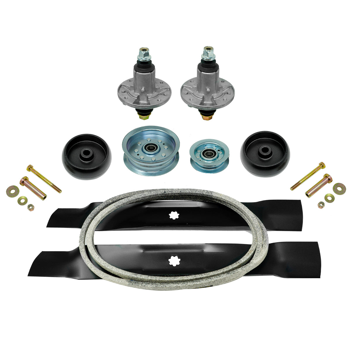 Spindle Belt Blade Idler Wheel Deck Kit for John Deere 42 Inch 102 105 115 125 135 D100 D105 D110 D120 D130 LA100 LA105 LA110 LA115 LA120 LA125 LA13