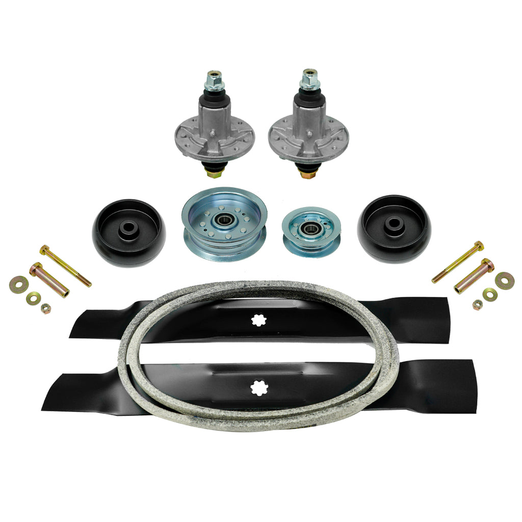 Caltric Deck Idler Pulley Kit For John Deere LA Series (LA100, LA105, LA110, Etc.) – 2 Pack