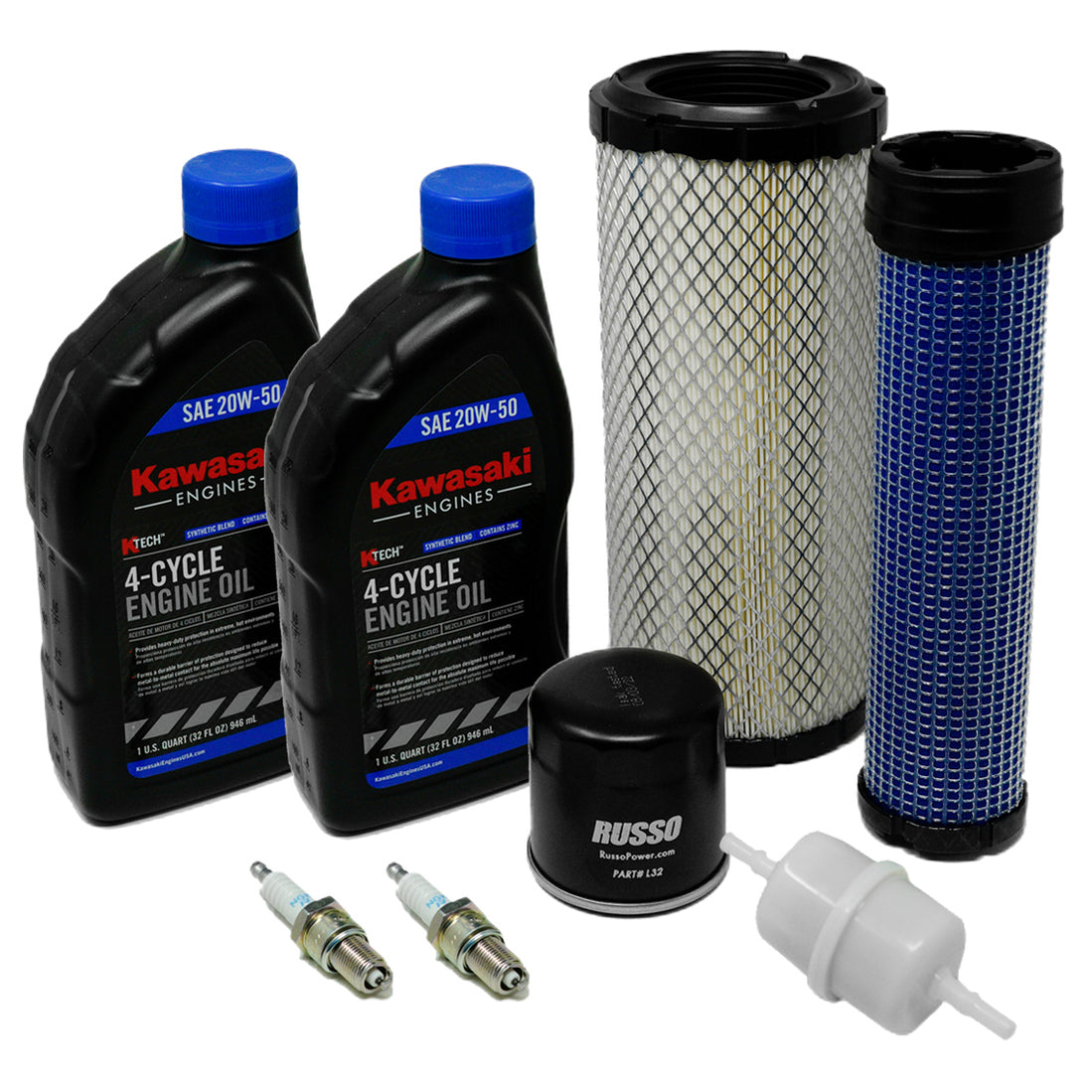 Tune Up Kit for Kawasaki Engines FX921V FX1000V 999696412 999696530 — Russo Power Equipment