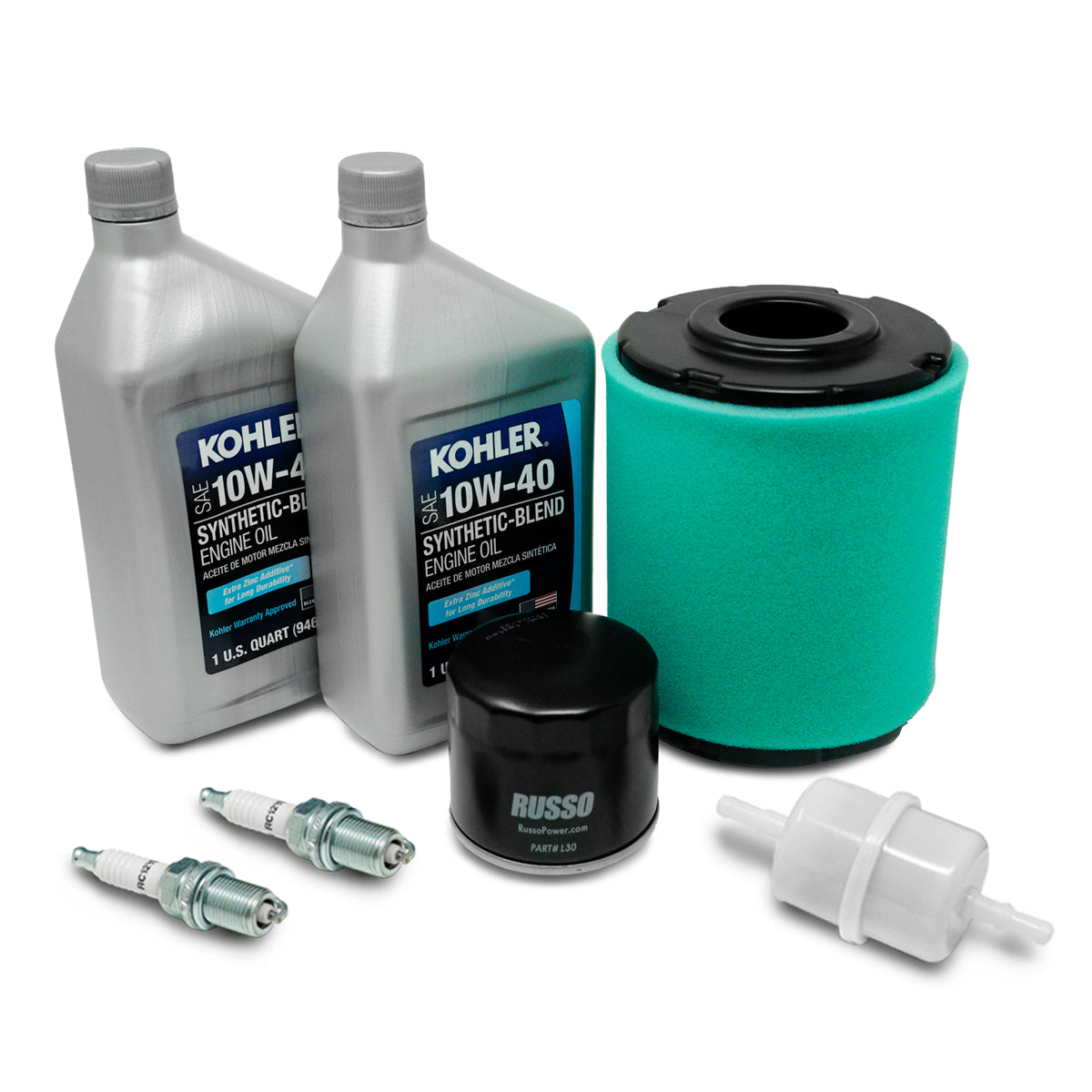 Kit de afinación 10W-40 para motores Kohler ZT710 ZT720 ZT730 ZT40
