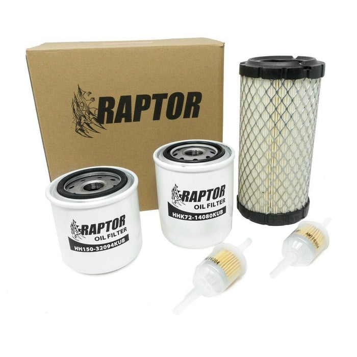 Raptor Filter Kit for Kubota BX22 BX2200 BX23 BX2660 BX2670