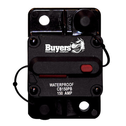 Buyers CB150PB Disyuntor de 150 amperios con botón manual de activación