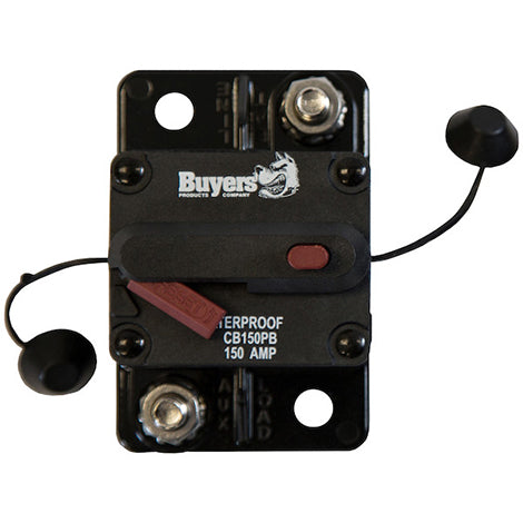 Buyers CB150PB Disyuntor de 150 amperios con botón manual de activación