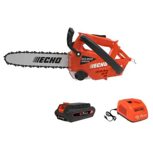 Eco DCS-2500T 12 pulgadas. Motosierra con mango superior y batería de 2,5 Ah y cargador