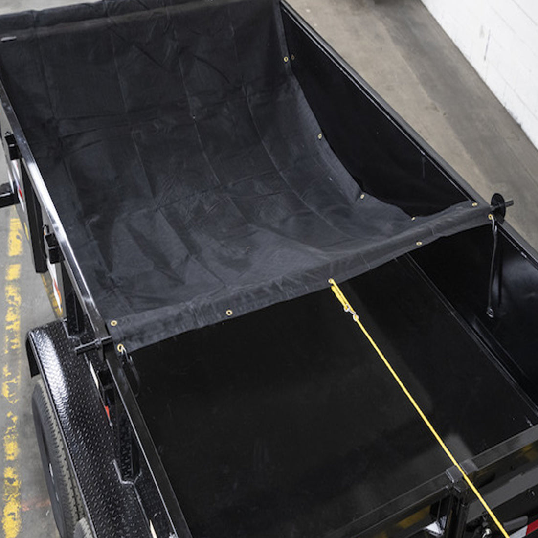 Buyers DTR7515 Aluminum Tarp System with Mesh Tarp 7-1/2 X 15 ft.