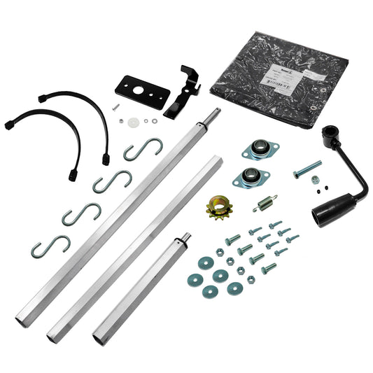 Buyers DTR5511 Aluminum Tarp System with Mesh Tarp 5-1/3 X 11-1/2 inch