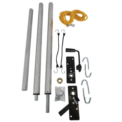 Buyers DTR7515 Aluminum Tarp System with Mesh Tarp 7-1/2 X 15 ft.