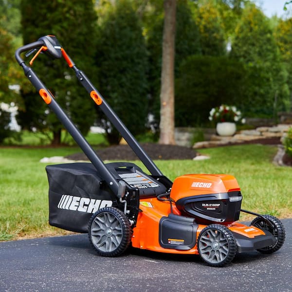 Echo eForce DLM-2100SPC2 21 In. 56V Self-Propelled Lawn Mower w/ 5.0Ah Battery & Charger