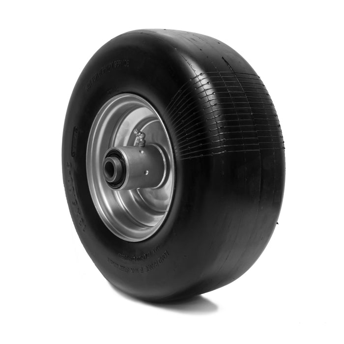 2PK Flat Free Wheel Tire Assemblies 13x5.00-6 for Hustler 605038
