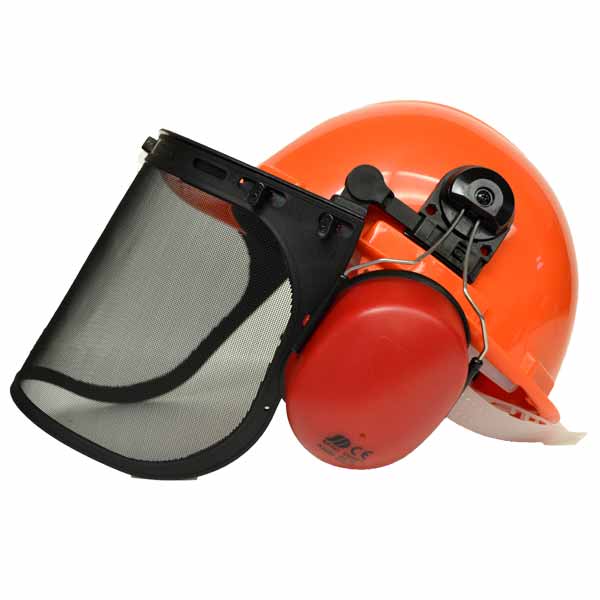 Kit de seguridad para motosierra con guantes grandes para leñadores