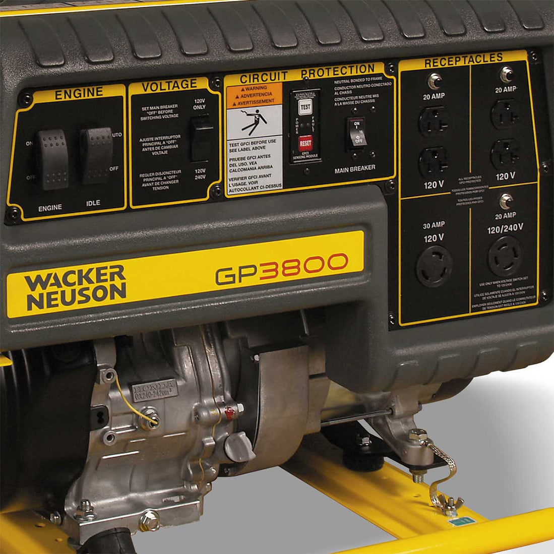 Wacker Neuson GP 3800A Premium Portable Generator — Russo Power Equipment