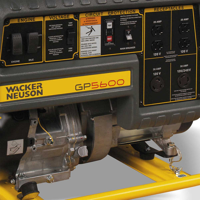 Generador portátil Wacker Neuson GP 5600A