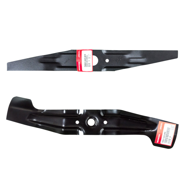 Combo de cuchillas para cortacésped OEM Honda 72531-VH7-000, 72511-VH7-000