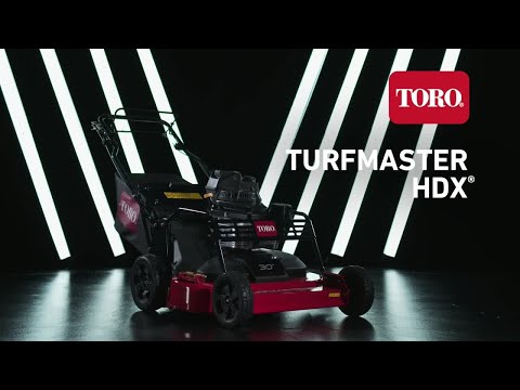 Toro 22225 TurfMaster HDX 30 pulgadas. Cortacésped con operador a pie
