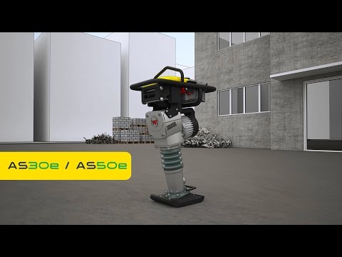 Apisonador vibratorio inalámbrico a batería Wacker Neuson AS50e