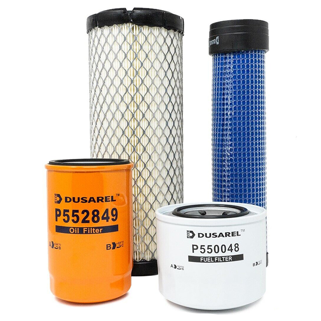Engine Oil Fuel Filter Kit for John-Deere 35D 27D Compact Excavator 3T NV88-BNHB