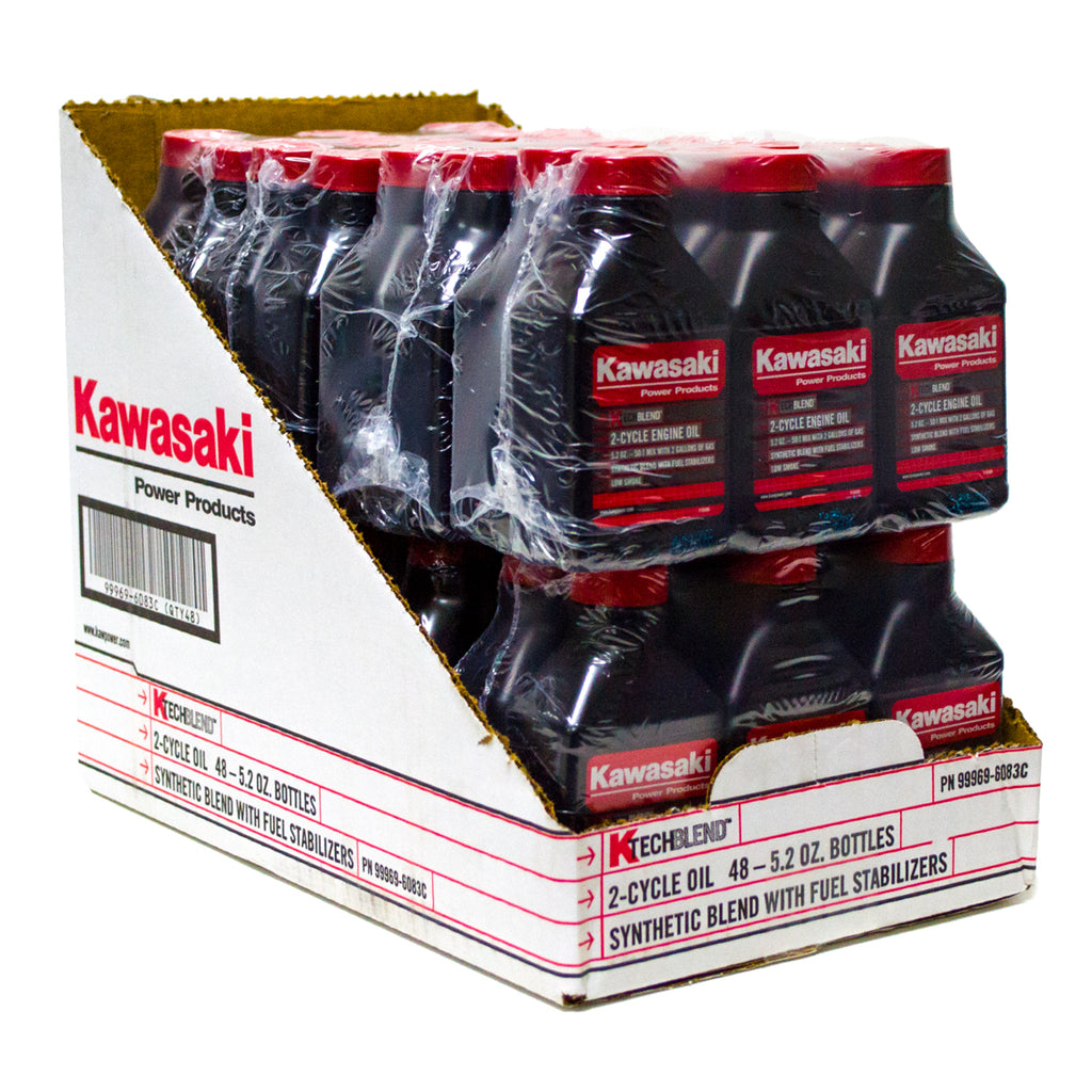 48PK Kawasaki 99969-6083 2 Gallon Mix 2-Cycle Oil 5.2 Oz.